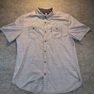 Vintage Ecko Unltd Shirt Mens Size XL Blue Striped Hip Hop Skate Y2K 90s Rhino